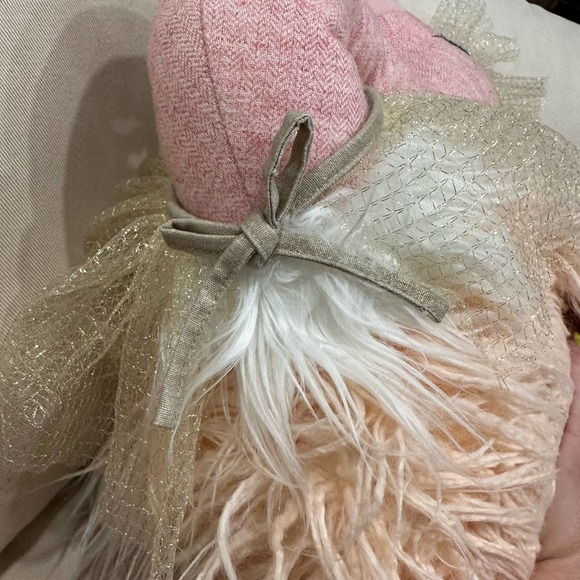 Anthropologie Large Fancy Flamingo Plush Ballerina. 38” - Picture 6 of 8